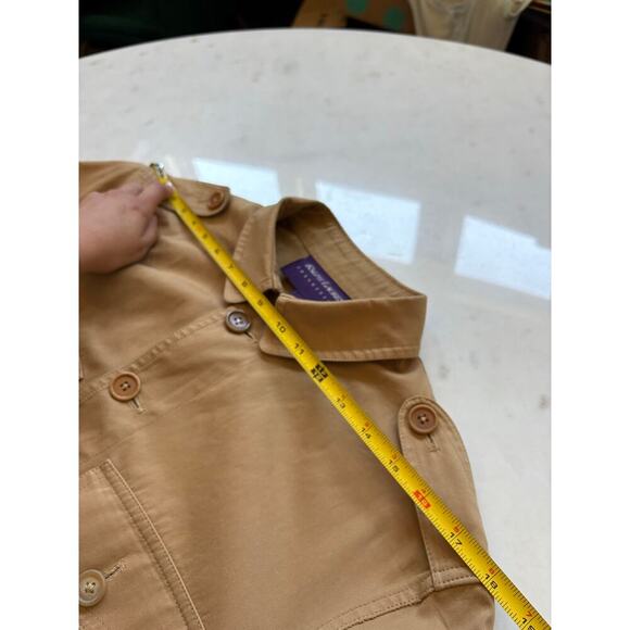 Ralph Lauren Collection Vintage 1994 Runway Utility Field Safari Jacket 10 Tan M - Picture 8 of 16